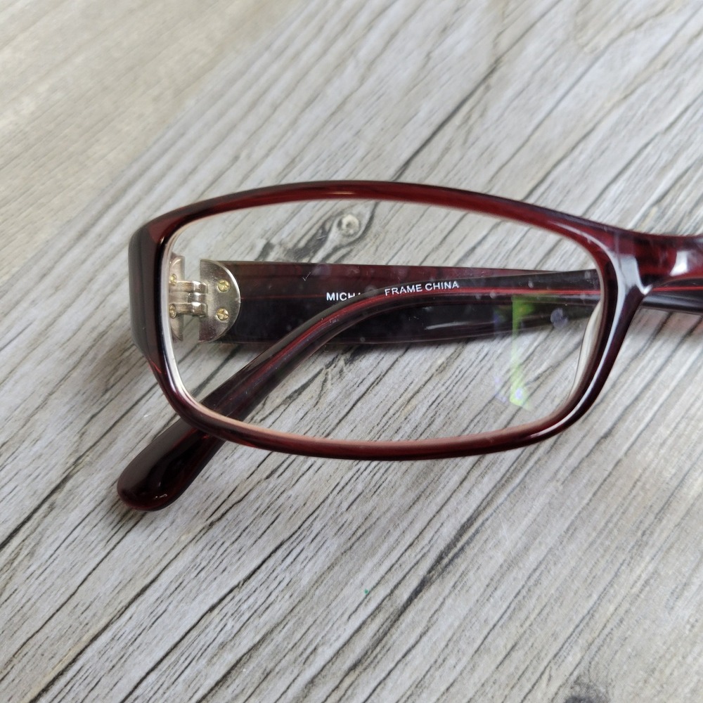 Michael Kors Eyeglasses Frames MK829 Burgundy Rectangular Women 50-16-135 - Picture 11 of 14